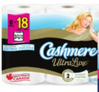 Giant Tiger Cashmere bathroom tissue offer