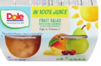 Giant Tiger Dole fruit cups offer