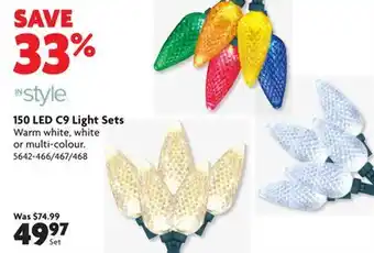 Home Hardware 150 led c9 light sets offer