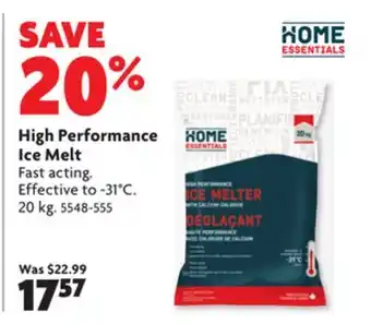 Home Hardware High performance ice melt offer