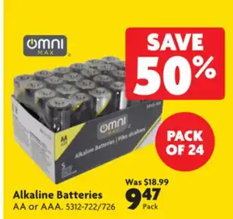 Home Hardware Alkaline batteries offer