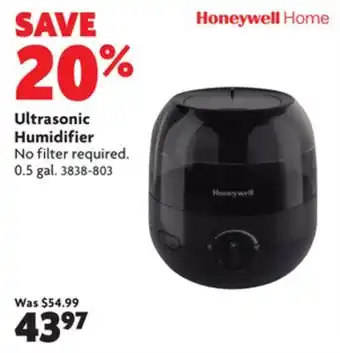 Home Hardware Ultrasonic humidifier offer
