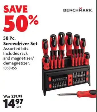Home Hardware 50 pc. screwdriver set offer