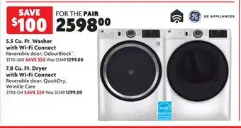 Home Hardware 5.5 cu. ft. washer with wi-fi connect offer