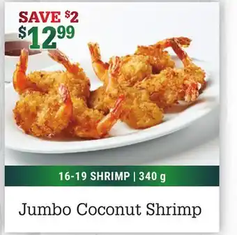 M & M Food Market Jumbo coconut shrimp offer