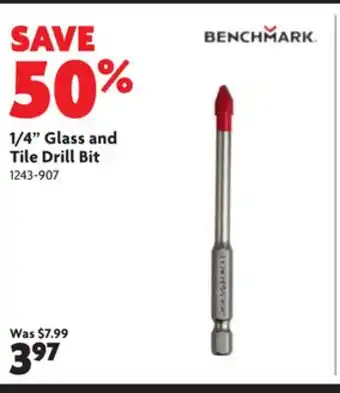 Home Hardware 1/4 glass and tile drill bit offer