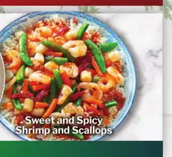 M & M Food Market Sweet and spicy shrimp and scallops offer