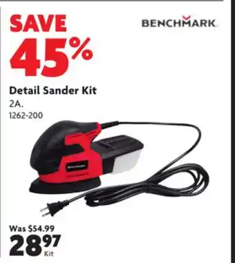 Home Hardware Detail sander kit offer
