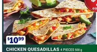 M & M Food Market Chicken quesadillas offer