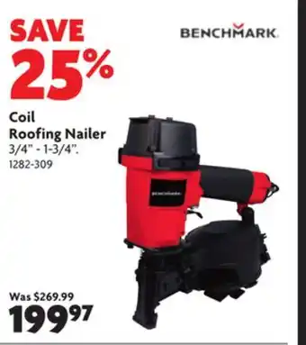 Home Hardware Coil roofing nailer offer