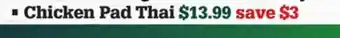 M & M Food Market Chicken pad thai offer