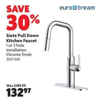Home Hardware Siete pull down kitchen faucet offer