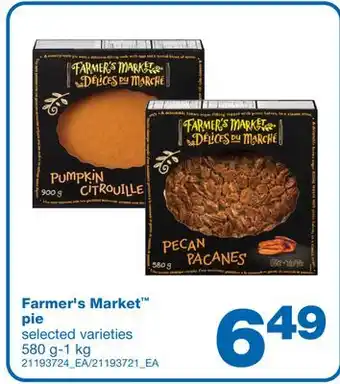 Wholesale Club Farmer's market pie, 580 g-1 kg offer