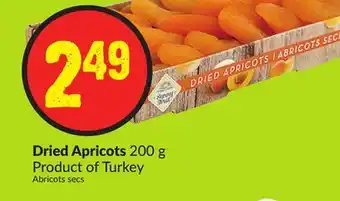 Chalo FreshCo Dried apricots 200 g product of turkey offer
