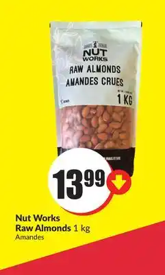 Chalo FreshCo Nut works raw almonds 1 kg offer
