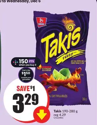 Chalo FreshCo Takis 190-280 g offer