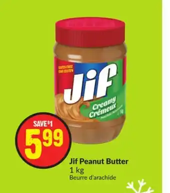 Chalo FreshCo Jif peanut butter 1 kg offer