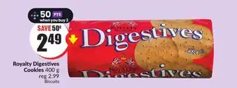 Chalo FreshCo Royalty digestives cookies 400 g offer