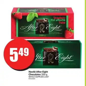 Chalo FreshCo Nestlé after eight chocolates 200 g offer