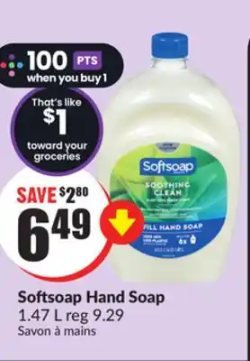 Chalo FreshCo Softsoap hand soap 1.47 l offer