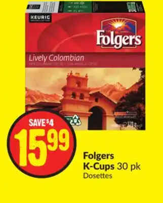 Chalo FreshCo Folgers k-cups 30 pk offer