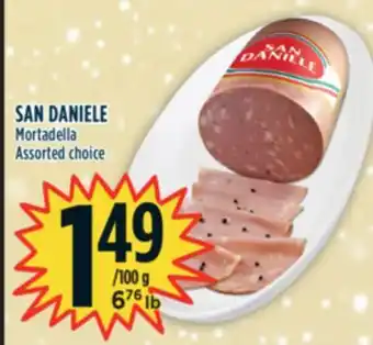 Marché Adonis San daniele mortadella offer