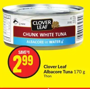 Chalo FreshCo Clover leaf albacore tuna 170 g offer
