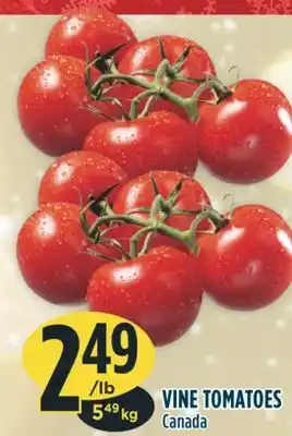 Marché Adonis Vine tomatoes offer