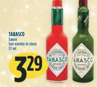 Marché Adonis Tabasco sauce offer
