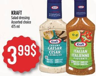 Marché Adonis Kraft salad dressing offer