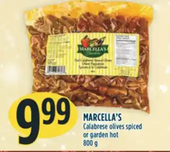 Marché Adonis Marcella's calabrese olives spiced or garden hot offer