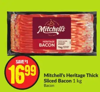 FreshCo Mitchell's heritage thick sliced bacon 1 kg offer