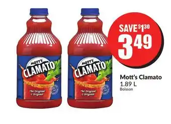 FreshCo Mott's clamato 1.89 l offer