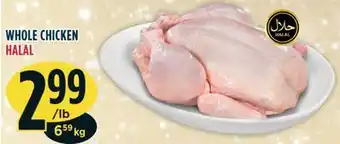 Marché Adonis Whole chicken offer