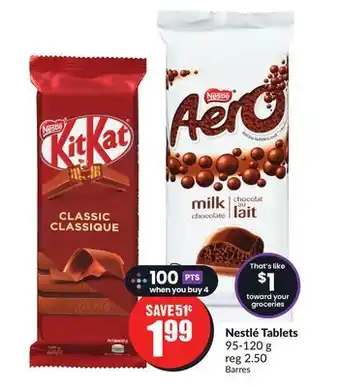 FreshCo Nestlé tablets 95-120 g offer