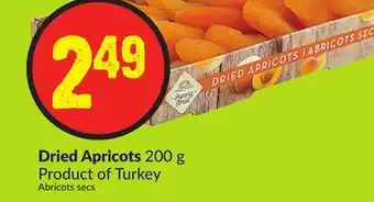 FreshCo Dried apricots 200 g product of turkey offer