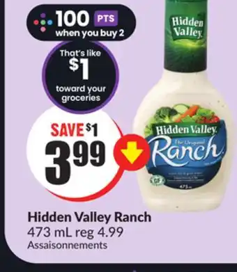 FreshCo Hidden valley ranch 473 ml offer