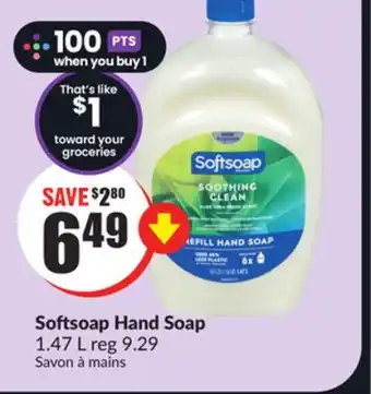 FreshCo Softsoap hand soap 1.47 l offer