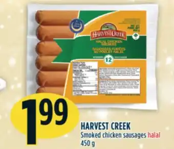 Marché Adonis Harvest creek smoked chicken sausages halal offer