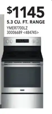 RONA Maytag 5.3 cu. ft. range offer