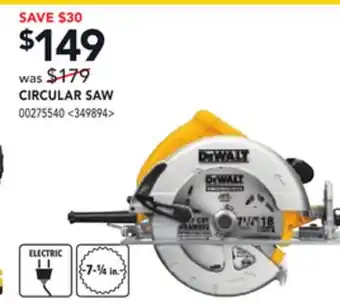 RONA Dewalt circular saw offer