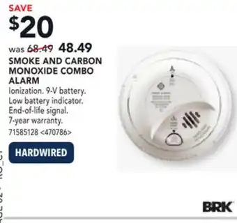 RONA Brk smoke and carbon monoxide combo alarm offer