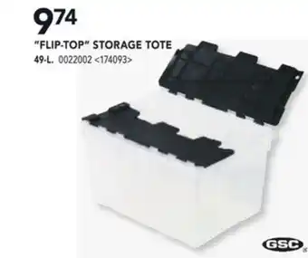 RONA Gsc flip-top storage tote offer