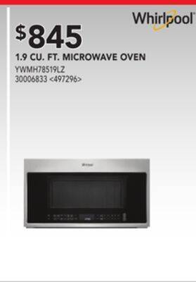 RONA Whirlpool 1.9 cu. ft. microwave oven offer