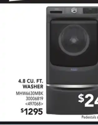RONA Maytag 4.8 cu. ft. washer offer