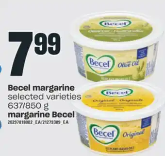 Valu-mart Margarine becel, 637/850 g offer