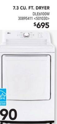 RONA 7.3 cu. ft. dryer offer