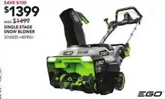 RONA Ego single-stage snow blower offer