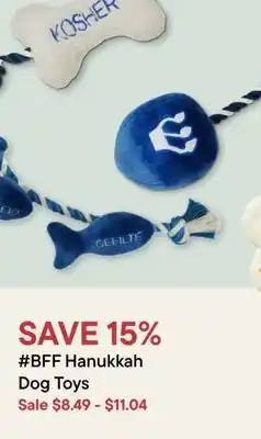 Petvalu Bff hanukkah dog toys offer