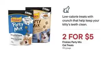 Petvalu Friskies party mix cat treats offer